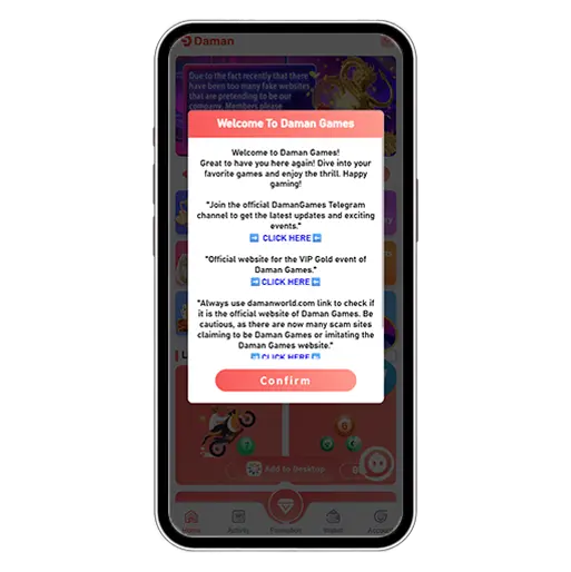 Tashan Game Register